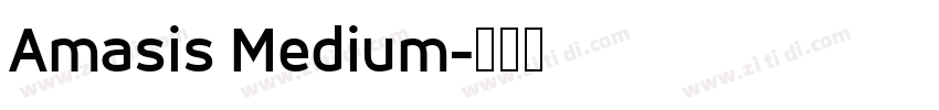 Amasis Medium字体转换